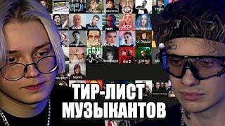 ЛИДА И ДРЕЙК ПРОХОДЯТ ТЕСТ: ТИР-ЛИСТ МУЗЫКАНТОВ. Макан г##дон???