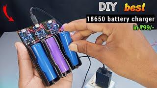 DIY projects ideas  18650 battery charger at home | hacker jp #shorts