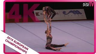 Dierich, Langenmayr - Germany - Women´s pair - Senior balance final - European Championship 2015