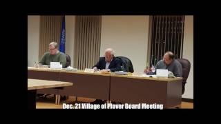 Plover Village Board, Dec. 21, 2016