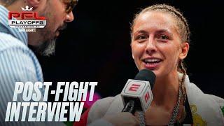 Dakota Ditcheva Post FIght Interview | 2024 PFL Nashville