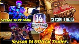 SEASON 14 ROYAL PASS TRAILER AND CONFIRMED REWARDS ( PUBG MOBILE)