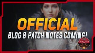 GET RDY: Official Blog Post And Patch Notes Coming!