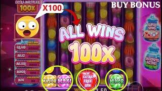  GAGNER LE X100 pile poil pendant les FREE SPINS ️Slot CANDY JAR CLUSTERS ️BONUS BUY