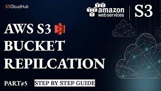 #5 AWS S3 Master class || How to setup AWS S3 bucket replication || S3CloudHub