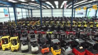 Fly over 1600 used forklifts in 3 minutes - Lisman Forklifts