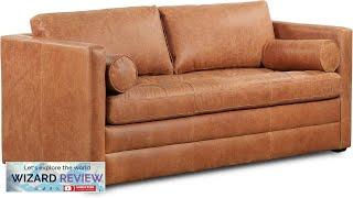 POLY & BARK Napa Furniture 82 inches Cognac Tan Review