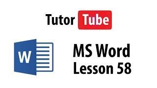 MS Word Tutorial - Lesson 58 - Proofing and Autocorrecting