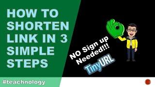 How to shorten link in 3 simple steps using tinyurl