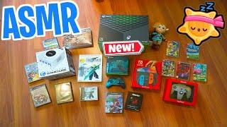 ASMR Gaming  Birthday Gifts Haul Relaxing Xbox Series X, Nintendo Switch + Gamecube  Whispering 