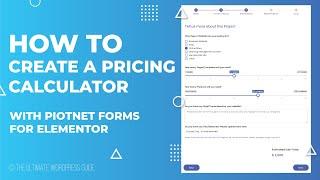 [NEW] Create a Pricing Calculator with Piotnet Forms