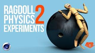 RagDoll Physics Experiments 2 | More physics fun in Cinema 4D