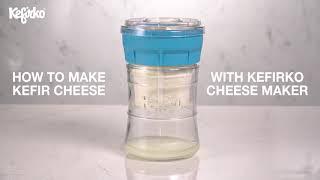 HOW TO MAKE KEFIR CHEESE WITH KEFIRKO CHEESE MAKER