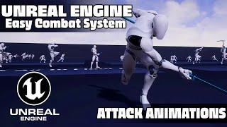 How To Create Basic Melee Combat System in Unreal Engine 5 | Attack Animations With Combos