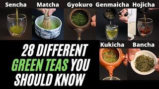 28 Types of Japanese Green Tea You Should Know About