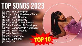 TOP SONGS 2023  Stephen Sanchez, Bruno Mars, Luke Bryan, Metallica, Avril Lavigne, Young Jeezy