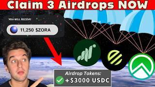 Claim 3 AIRDROPS Now + Earn 5 Airdrops - COMPLETE GUIDE