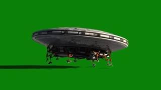 Space ship landing greenscreen-Arshad Greenscreen Videos