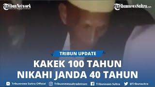 Viral Kakek 100 Tahun Menikahi Janda Pujaan Hati Berusia 40 Tahun di Bone, Telah Lama Menaruh Hati