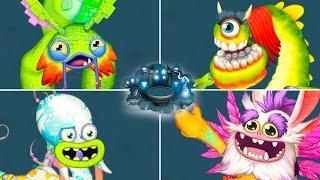 Wublin Island - All Monsters Sounds & Animations | My Singing Monsters