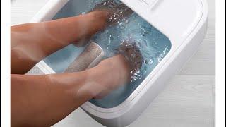 Sharper Image Bubble Massage Spahaven Foot Bath Perfect Valentines Day Gift!