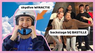 WINACTIE SKYDIVEN + BACKSTAGE BASTILLE - VLOG