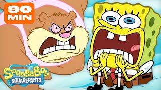 SpongeBob's ANGRIEST Moments  | 90 Minute Compilation | SpongeBob