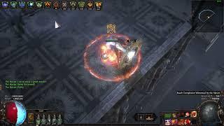 Path of Exile - Righteous Fire contra Baran (Crusader)