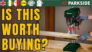 BENCH PILLAR DRILL Parkside PTBM 400 D1 UK ENGLISH IRISH MALTESE IL-LINGWA MALTIJA  LIDL