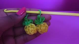 Loom Less Pineapple Charm  ( Hook Only)