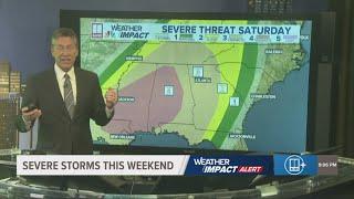 Storms moving into north Georgia, potential impacts |Weather Impact Update at 9pm