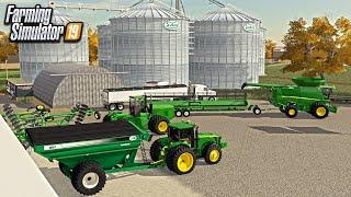 BIG HARVEST CREW! EQUIPMENT'S READY- LETS HARVEST! (MULTIPLAYER) | FARMING SIMULATOR 2019