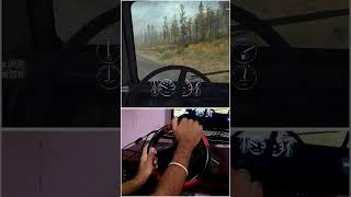 Let's start the ride  Mud runner steering wheel gameplay #shorts #spintires #mudrunner #logitech