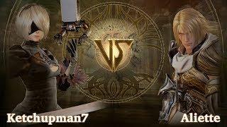 KetchupMan7 (2B) vs. Aliette (Siegfried)