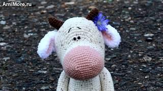 Амигуруми: схема Корова Милка. Игрушки вязаные крючком - Free crochet patterns.