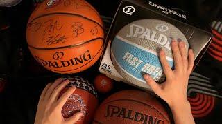 ASMR | The ULTIMATE Basketball Tapping Video  (finger tapping, whispering, tracing)