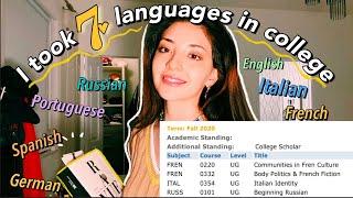 How I took 7 LANGUAGES in college| MIDDLEBURY COLLEGE| Tips to learn several languages at uni 