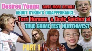 Desiree gives more details about Kyron's case  at True Crime Fest Northwest part 1 #kyronhorman