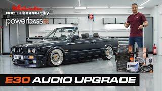 BMW E30 325i Car Audio Powerbass speaker upgrade | Car Audio & Security