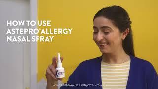 How to use Astepro Allergy Nasal Spray