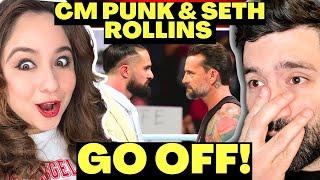 CM PUNK & SETH ROLLINS Go Off In EPIC WWE RAW USA NETWORK Finale!