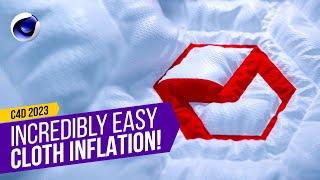 Cloth Inflation Simulations in Cinema 4D | Cloth Stitching Effect Tutorial