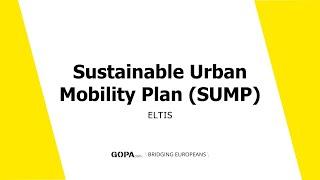 Eltis: Sustainable Urban Mobility Plan (SUMP)