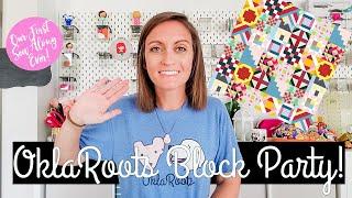 Welcome To The OklaRoots Block Party! A Quilt Block of the Month Sew Along!