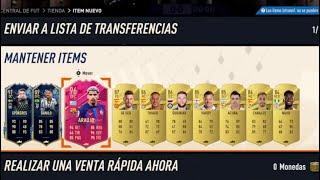 Crafteo Mejoras de oro diario Openning Pack 84+ Fut 23 Fifa 23