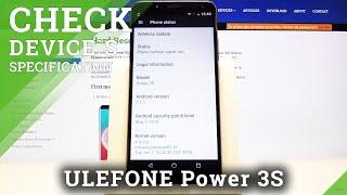 How to Find Device Specifications in Ulefone Power 3S – Smartphone Information’s