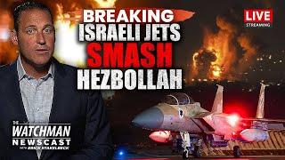 Israel MASSIVE Airstrikes Pound Hezbollah; Iranian Plot Against Bibi FOILED | Watchman Newscast LIVE