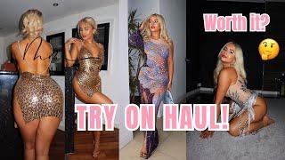 MEW MEWS SEXY MINI DRESSES TRY ON HAUL! Backless, sheer, club fits, formal!