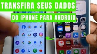 Como transferir dados do iphone para android. Passar dados de um iphone para samsung, motorola, LG..