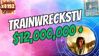 TRAINWRECKSTV INSANE GAMBLING SESSION HIGHLIGHTS PT. 1 $12,000,000+ NO LIMIT CITY